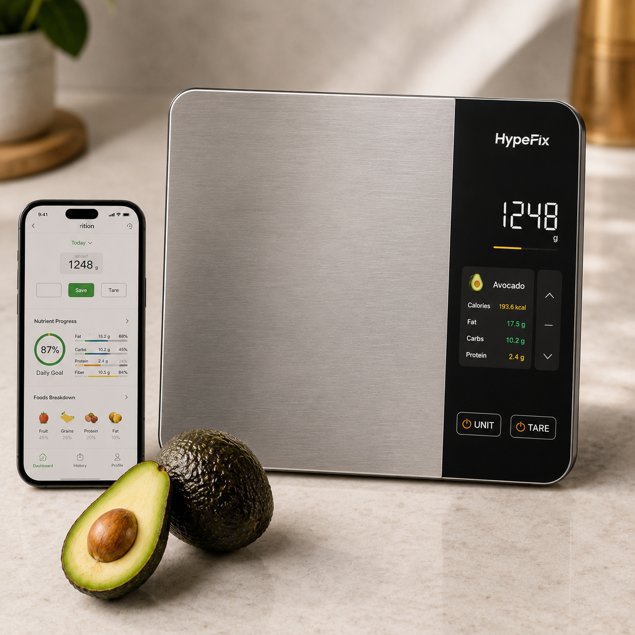 HypeFix™ - Inteligentna Waga Kuchenna